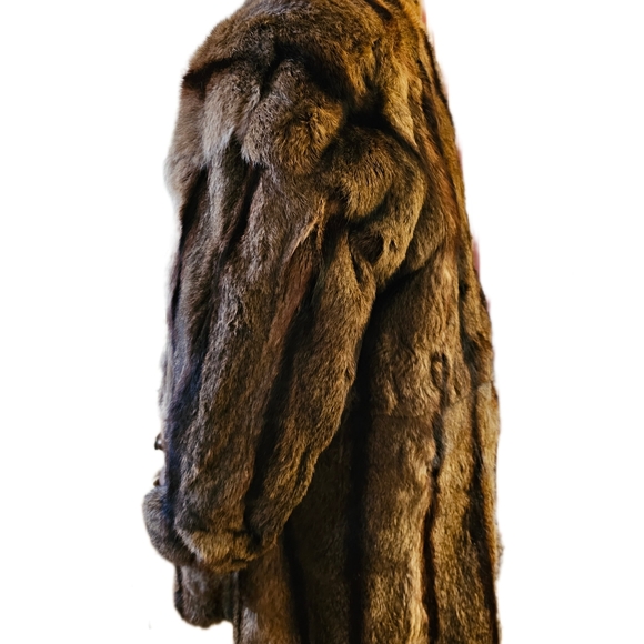 Vintage XL Polo Norte Fur Coat - Picture 3 of 6